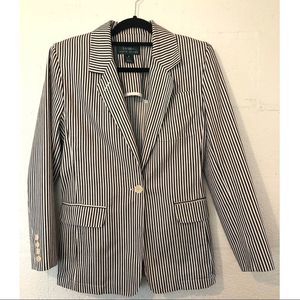 Lauren Ralph Lauren Striped Blazer